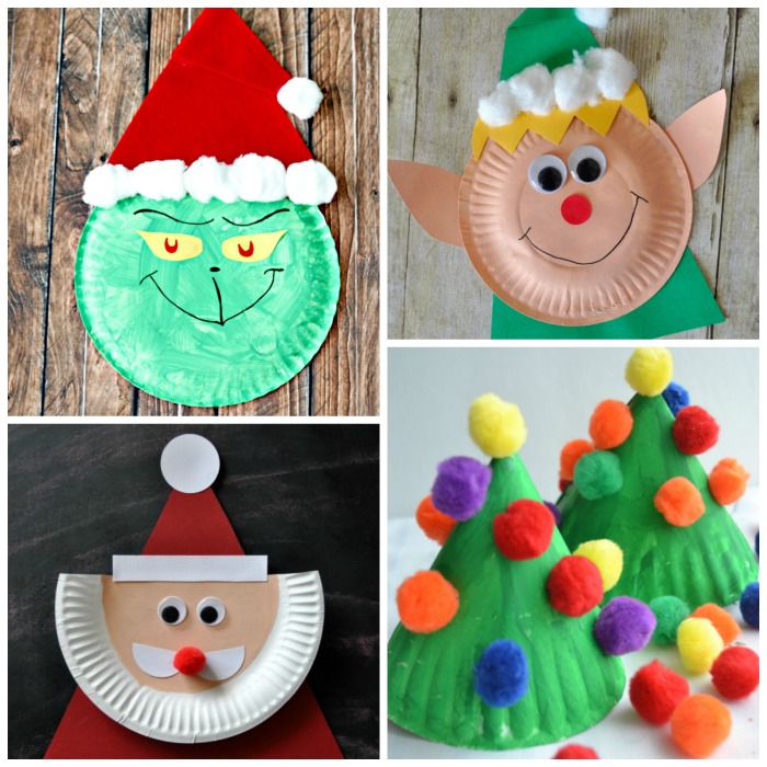 Paper Plate Christmas Crafts for Kids | Growing A Jeweled Rose