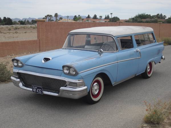 1958 Ford 2 door station wagon #6