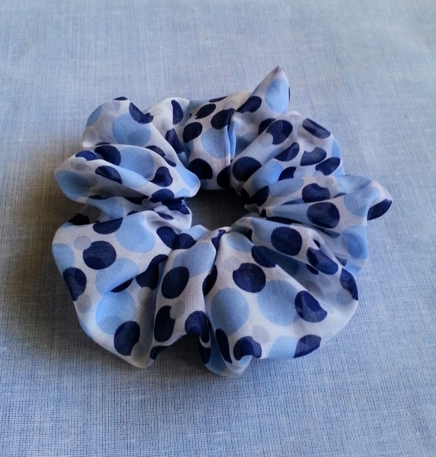 knitted hair tie pattern