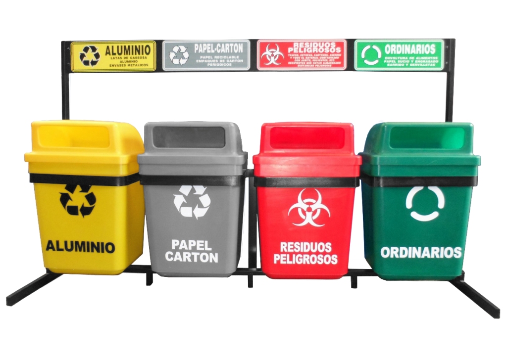 colores de la canecas de basura