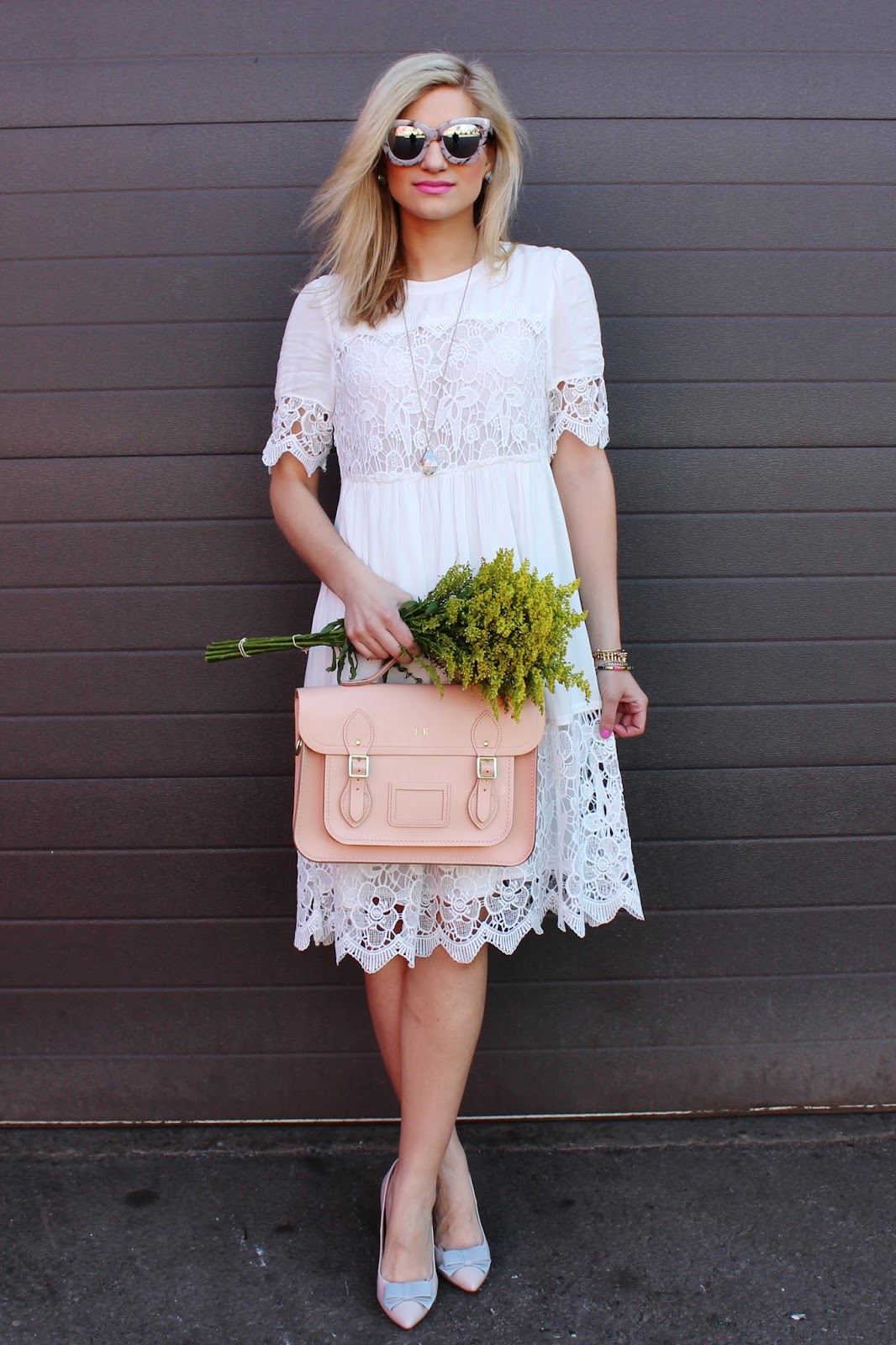 bijuleni-ethereal white lace dress and bow heels