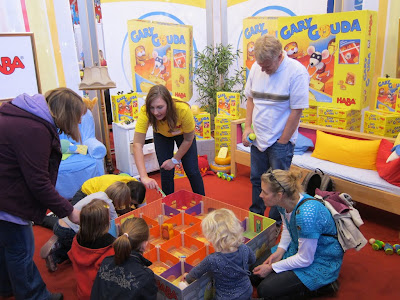 Essen Spiel 2011 Day 3 - A large scale demo of Gary Gouda, the new game from Haba