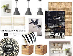 farmhouse modern cape yellow cod interior room kitchen dining plan designs interiors decor chic custom industrial mood decorating wall plans