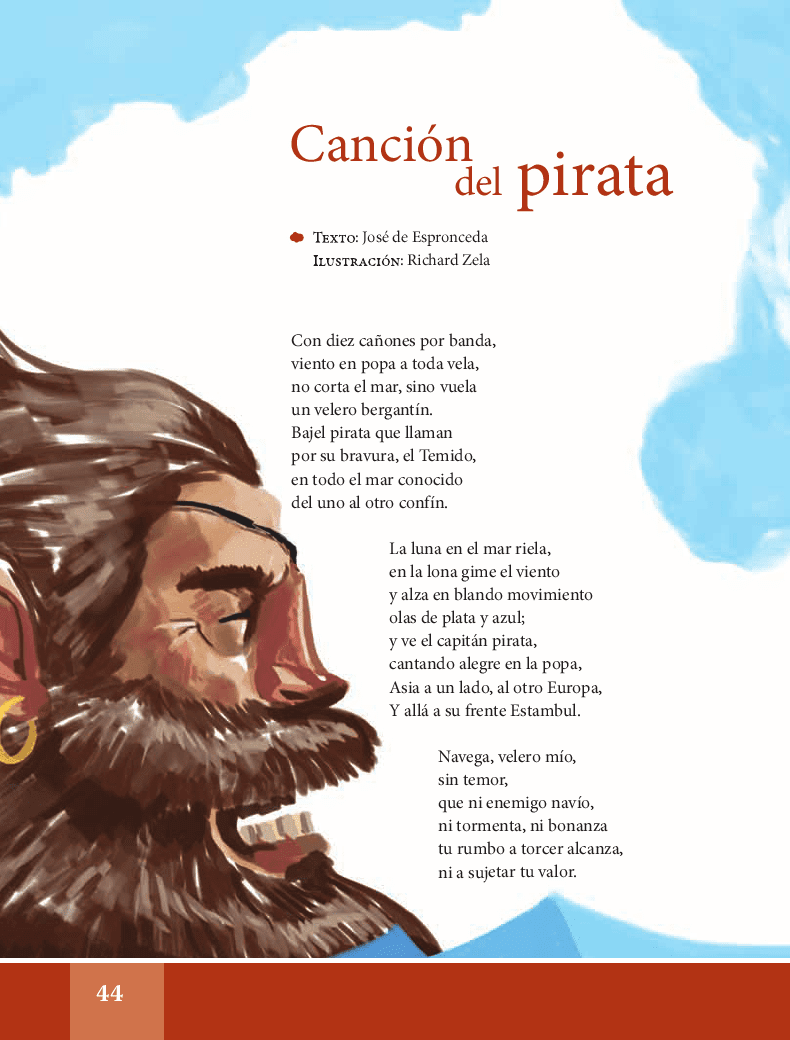 Canción del pirata - Español Lecturas 6to 2014-2015 