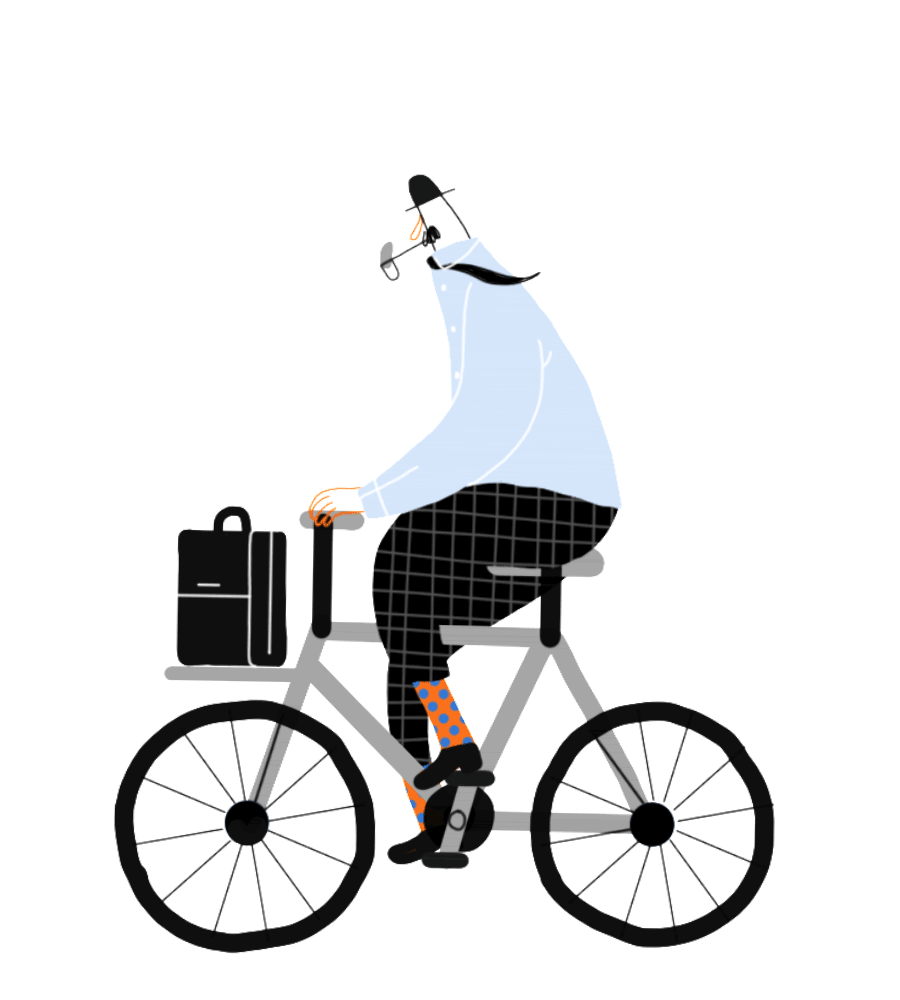 Pinzellades al món Pedalejant per la ciutat / Pedaleando por la ciudad