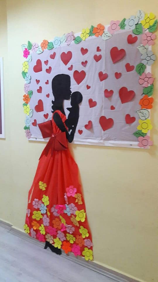 Bellos diseños para la decoracion de tu mural por el dia de la madre