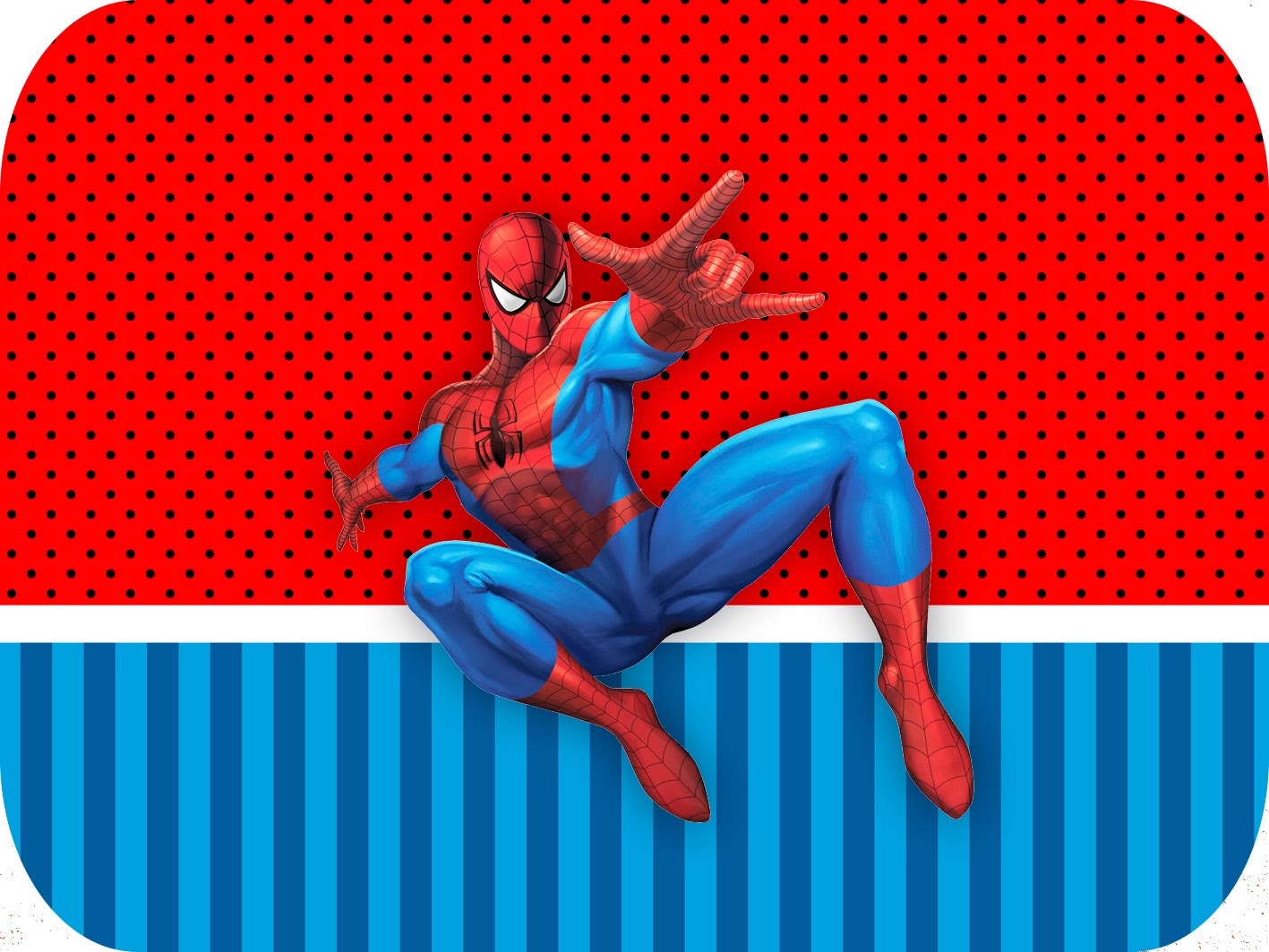 Fiesta de Spiderman Etiquetas para Candy Buffet para Imprimir Gratis