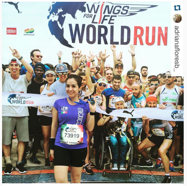 Wings for Life World Run - Instagram adrianafloresb_