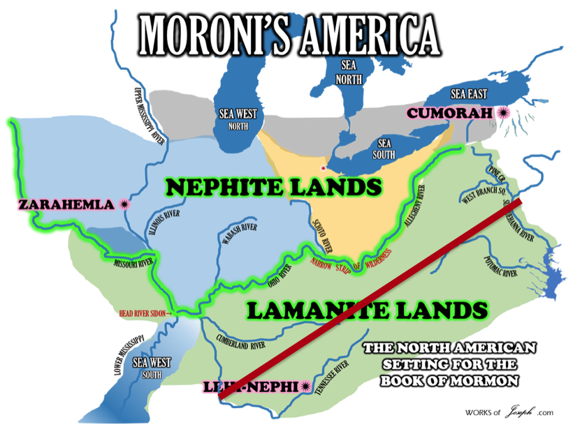 NephiCode The Maps of the Great Lakes Land of Promise