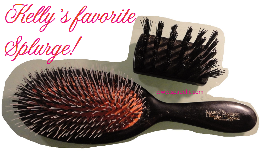 SpaDelic Makeup Artistry Mason Pearson paddle brush, definitely a splurge!