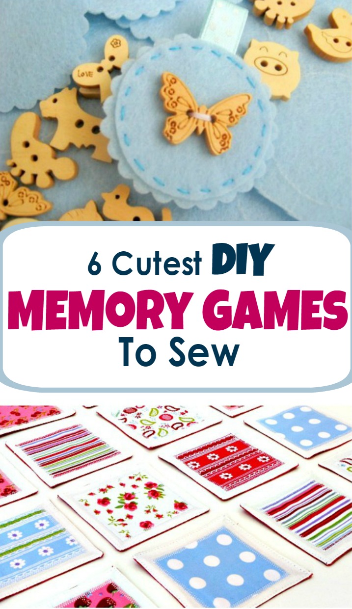 6 Cutest DIY Memory Games To Sew AppleGreen Cottage