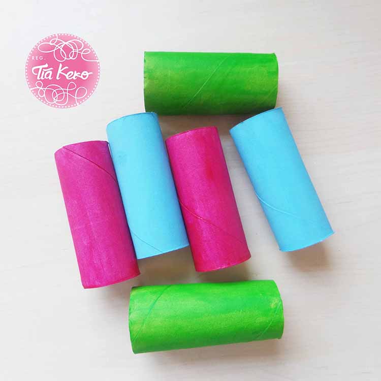 Tía Keko manualidades niños rollos higienicos