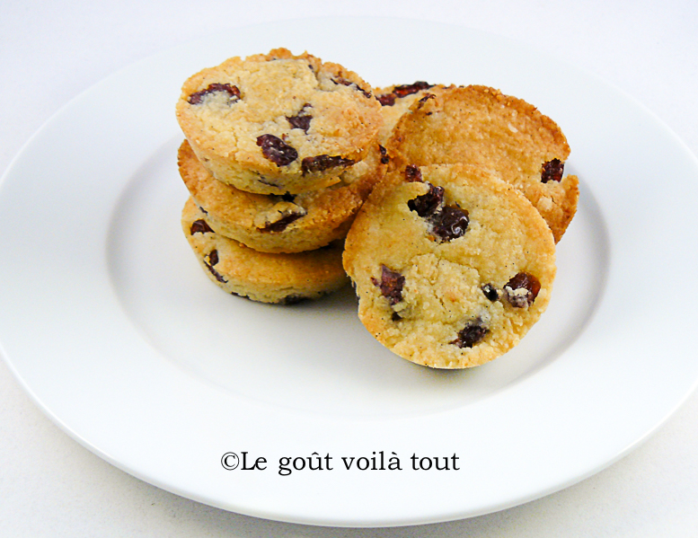 Le goût voilà tout Sablés aux raisins secs et au rhum