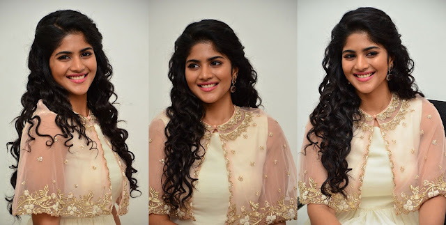 Megha Akash Photos At LIE Movie Promotions