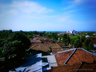 View Of House Top Roofs Village Settlement At Sulanyah Village, Seririt, North Bali, Indonesia