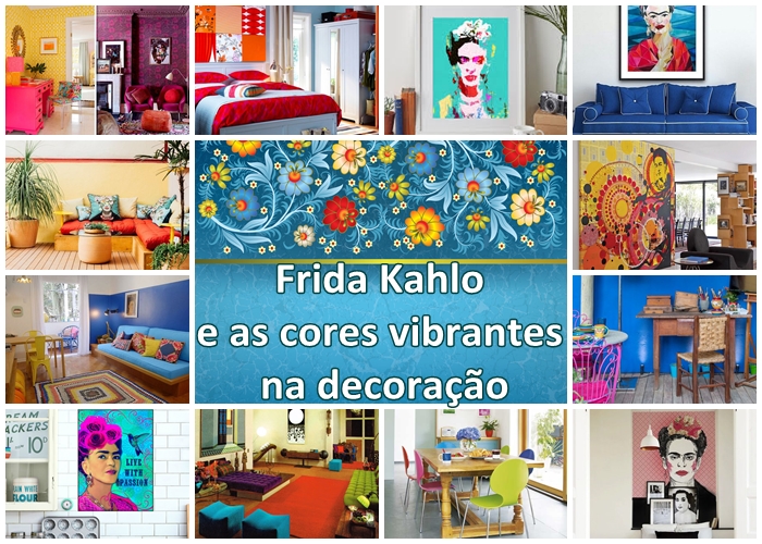 Frida Kahlo e as cores vibrantes na decoração