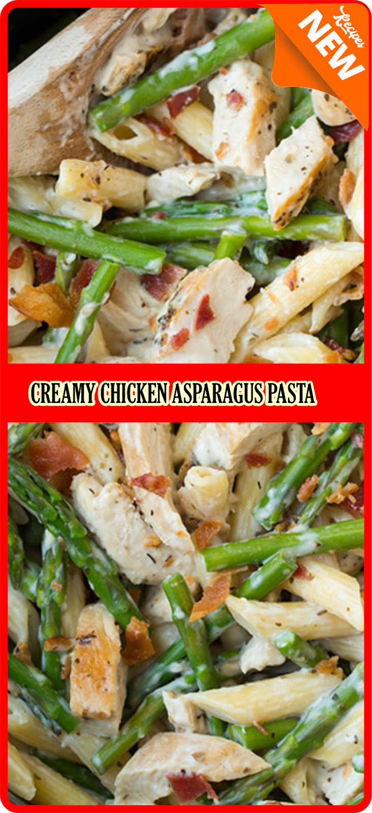 CREAMY CHICKEN ASPARAGUS PASTA Recipe Spesial Food
