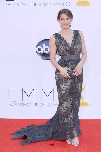 Anna Chlumsky attends the 64th Primetime Emmy Awards in Los Angeles. Hollwood Fashions