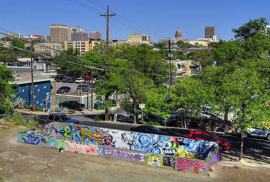 Woodland Shoppers Paradise Baylor Street Art Wall (Austin, TX)