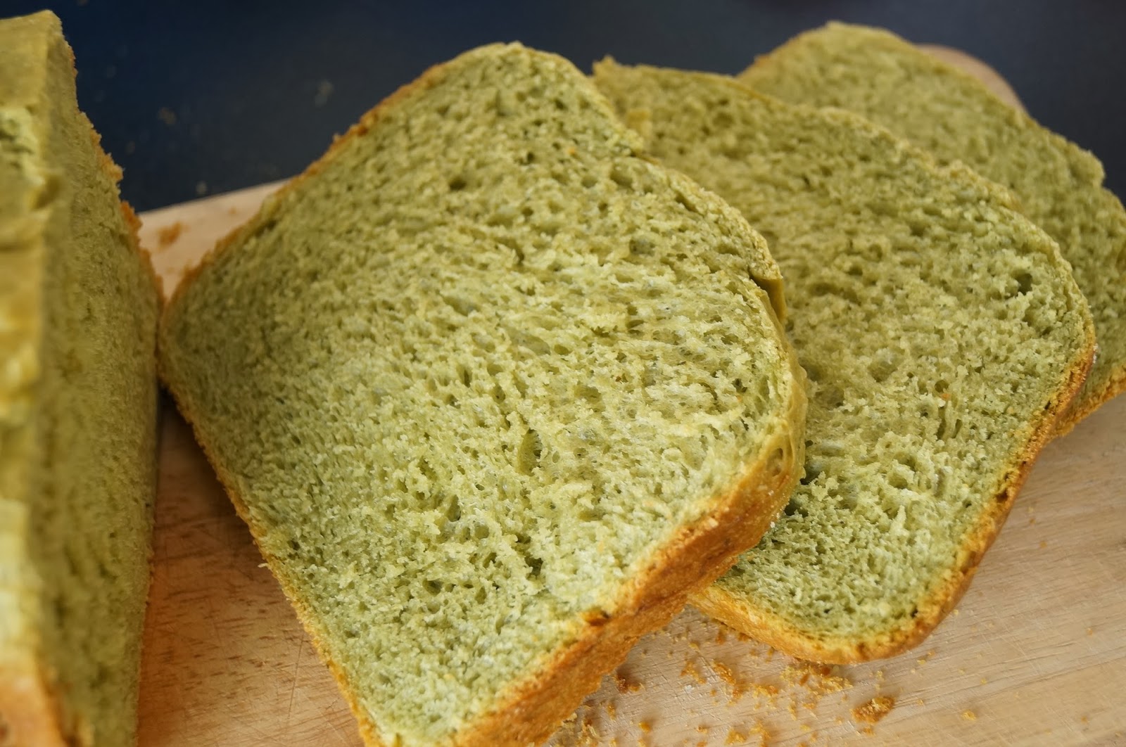 Journal of a nutritionist mom Japanese green tea loaf (breadmaker