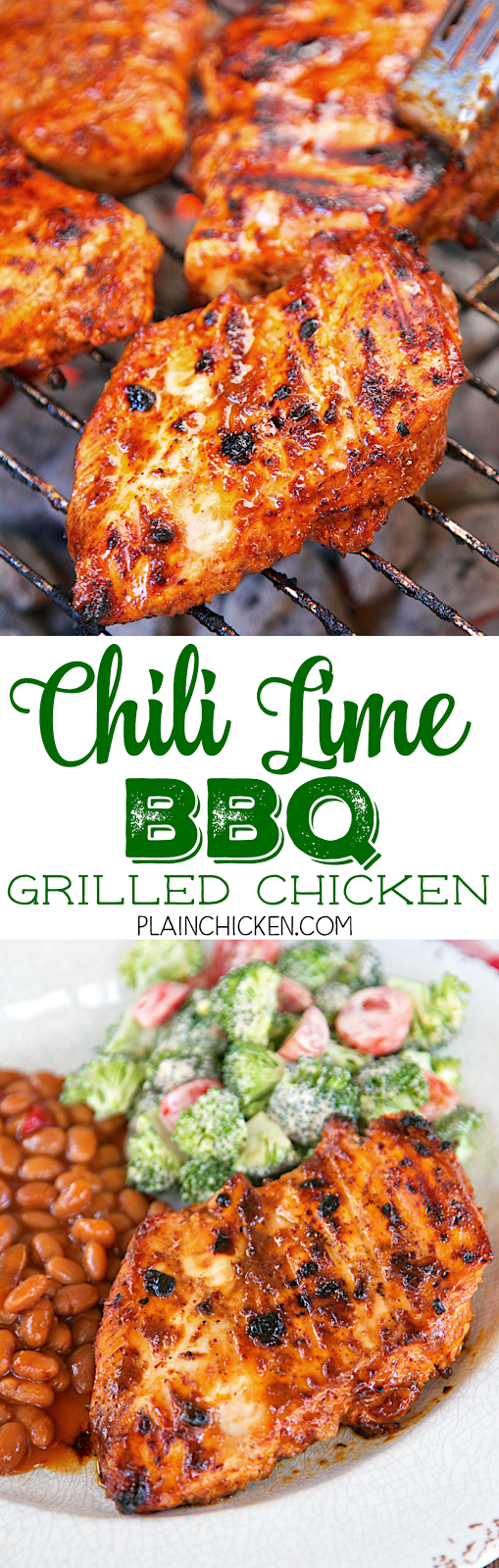 Chili Lime BBQ Grilled Chicken Plain Chicken®