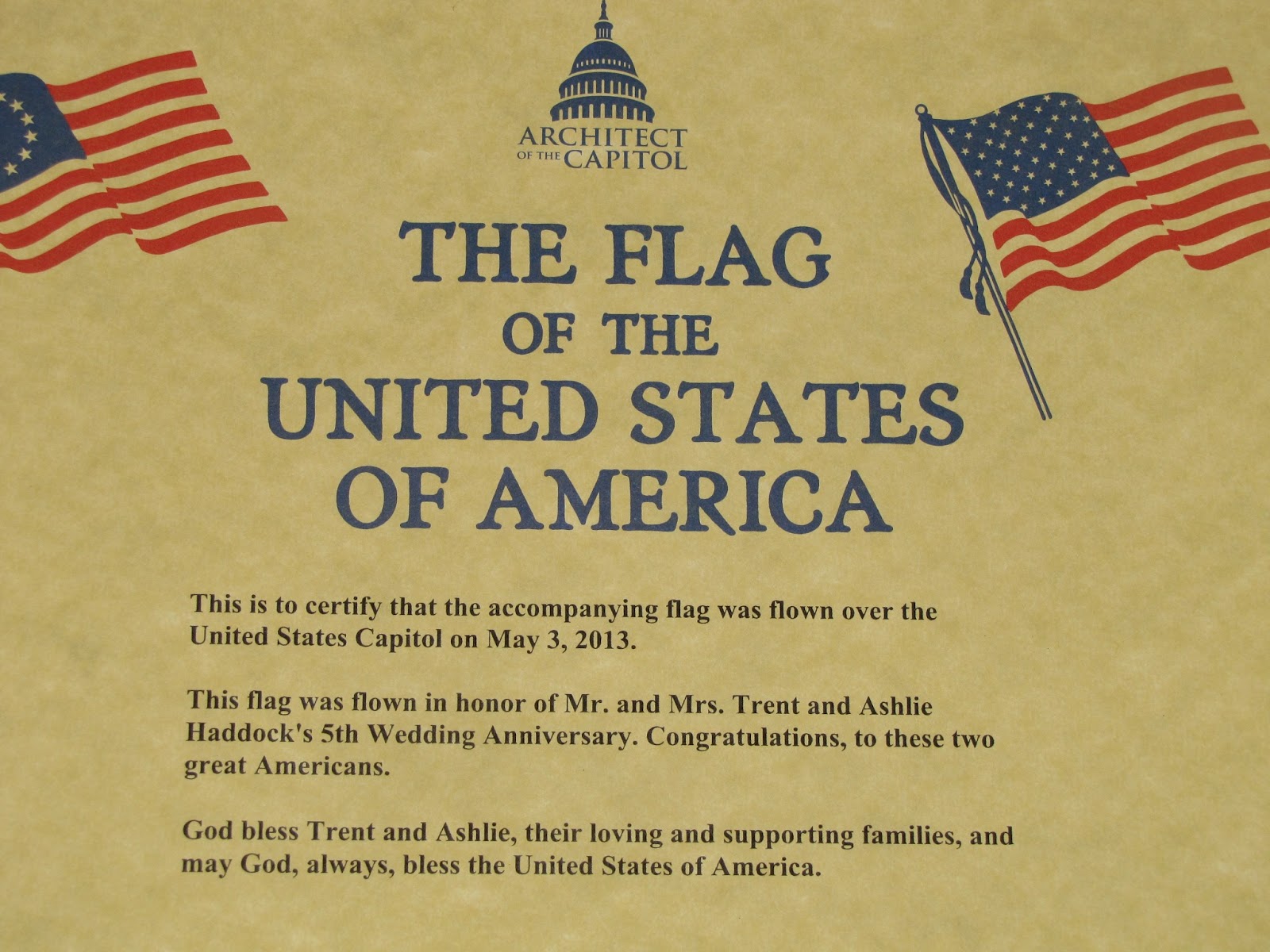 flag-flying-certificate-template-new-concept