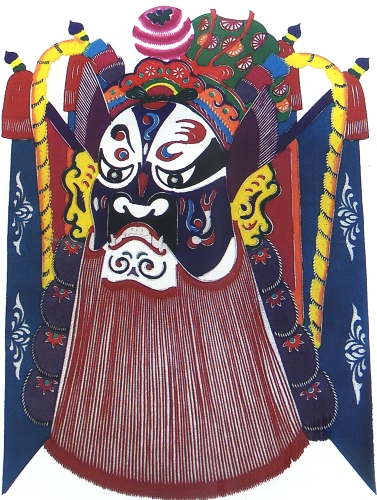 paper cut in china facial makeup of peking opera paper cut in china facial makeup of peking opera