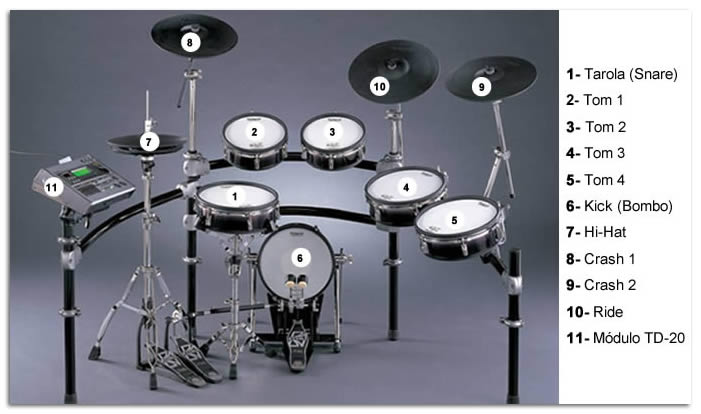 La Musica & Los Instrumentos : Clase 1: Bateria