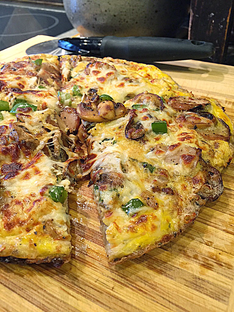 Boots Up Y'all Egg Crust Pizza