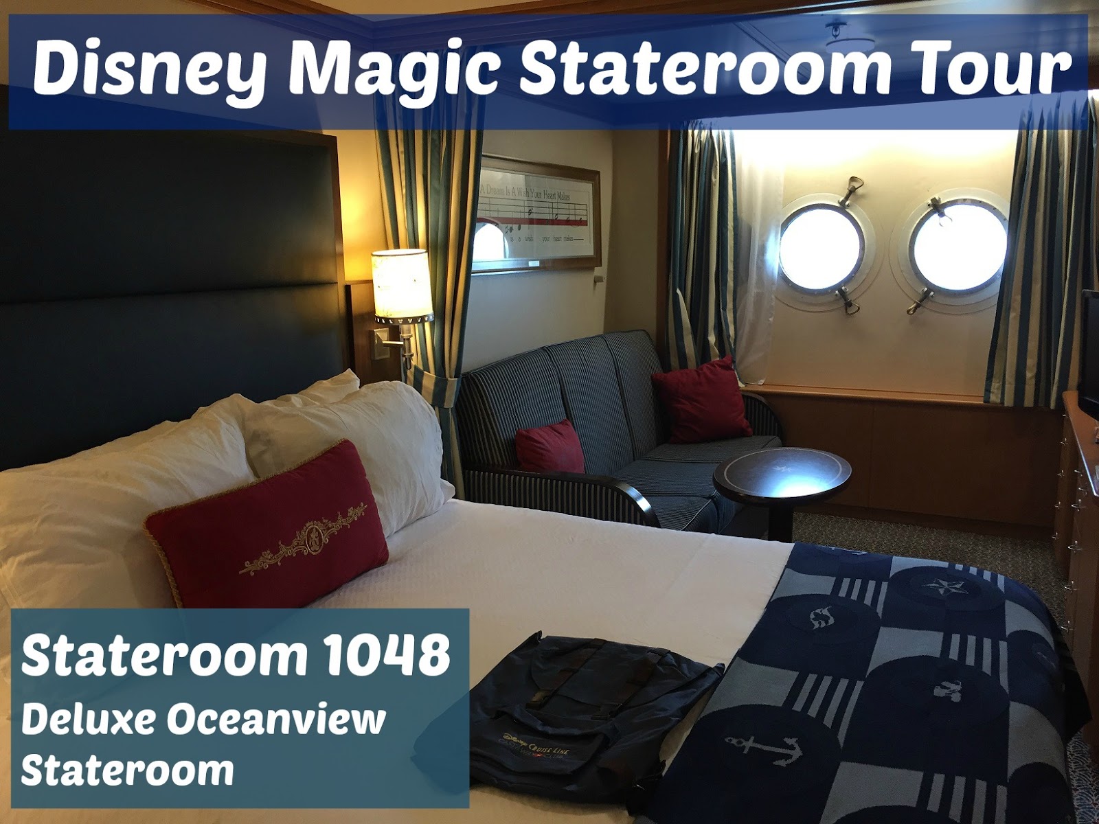 Jennifer's Little World blog - Parenting, craft and travel: Disney Magic  Stateroom Tour and Video - 1048 Deluxe Oceanview Stateroom