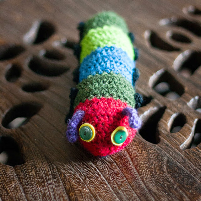 crochet hungry caterpillar toy