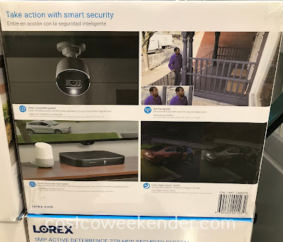Costco 1326275 - Keep your family safe with the Lorex 5MP Active Deterrence 2TB HDD Security System