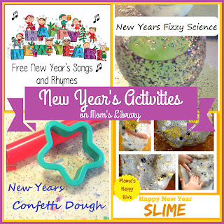 New Year's Activities on Mom's Library