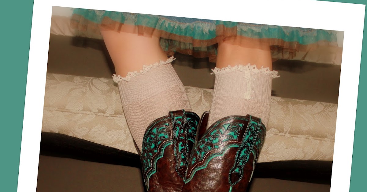 frilly socks with boots