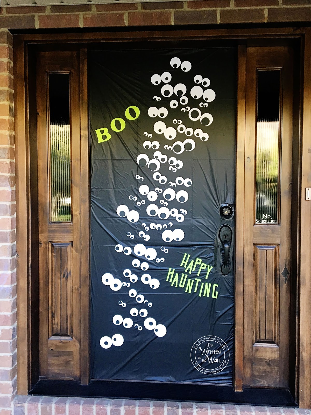It's Written on the Wall EyeBall Halloween Door DecorationSuper