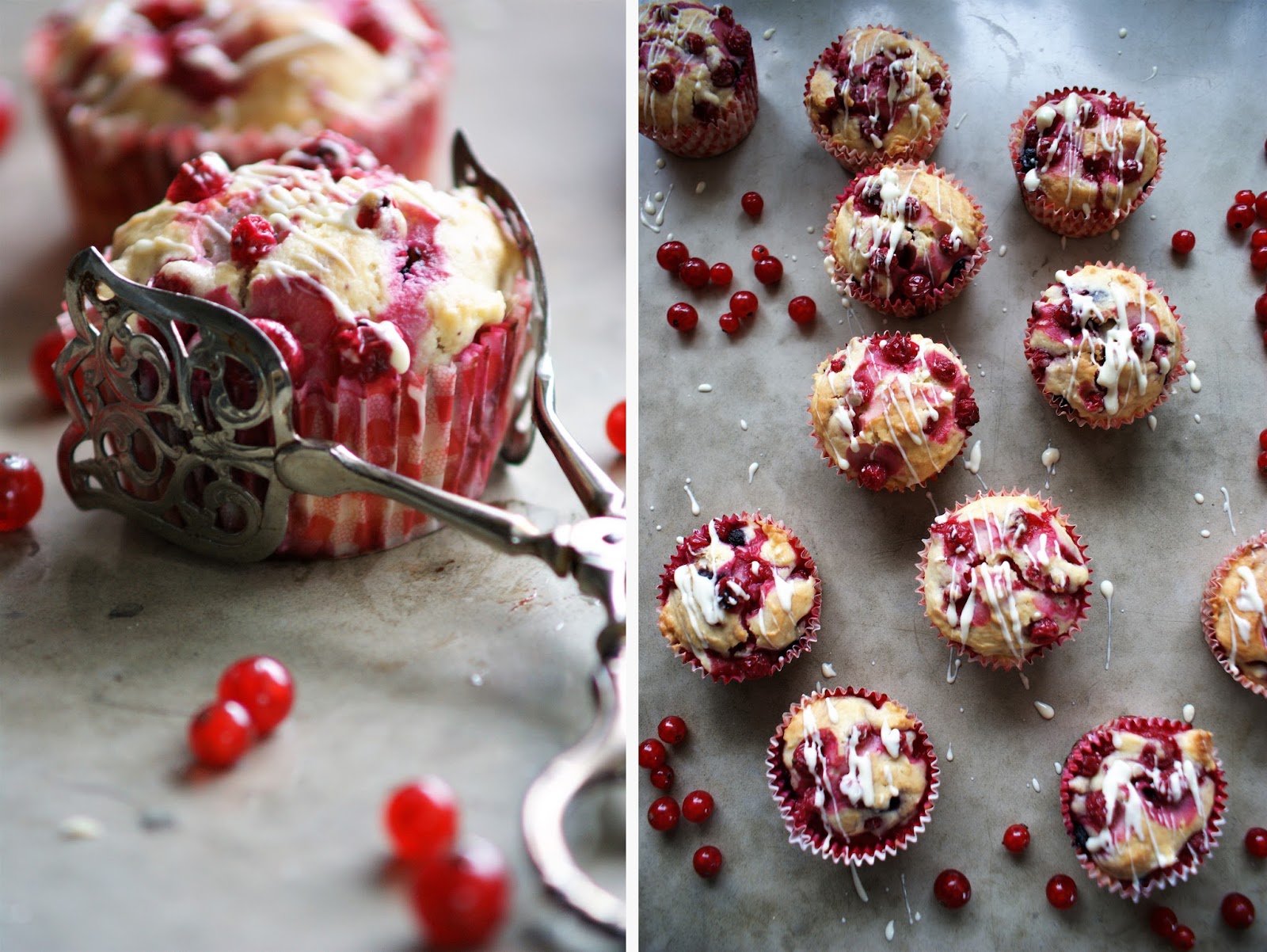 Cream Cheese Muffins mit Johannisbeeren - Papilio Maackii Cream Cheese Muffins mit Johannisbeeren - Papilio Maackii