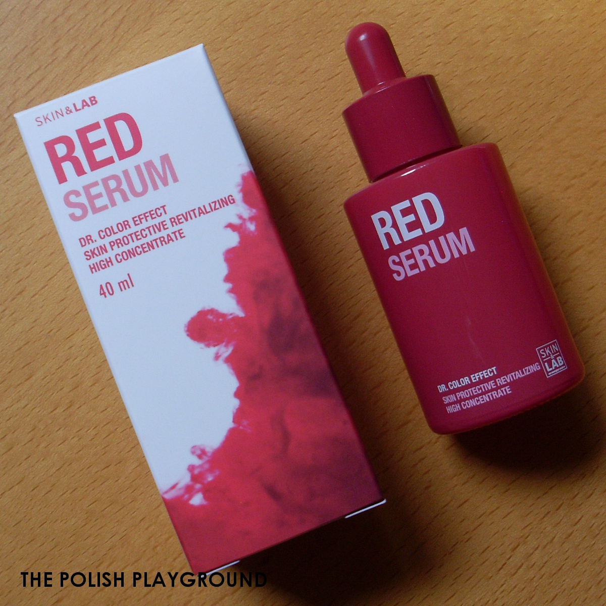 red serum for acne