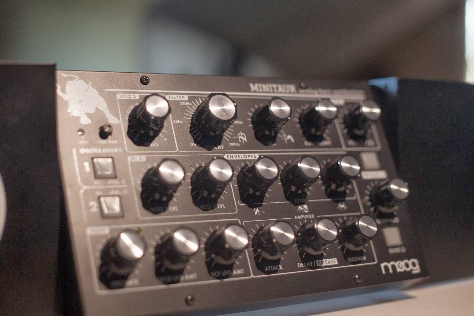 MATRIXSYNTH Moog Minitaur Bass Synth W/ RACK MOUNTS