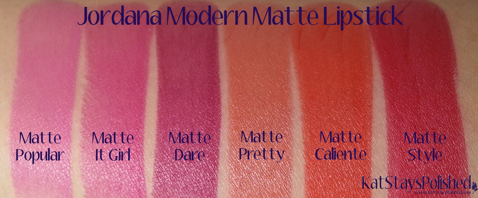 Jordana Modern Matte Lipstick | Kat Stays Polished
