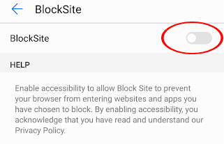 Enable BlockSite