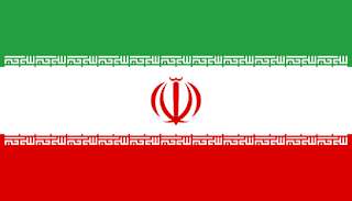Bendera Negara Iran di Kawasan Timur Tengah