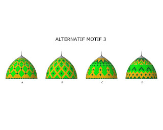 kubah masjid, space frame, enamel, atap