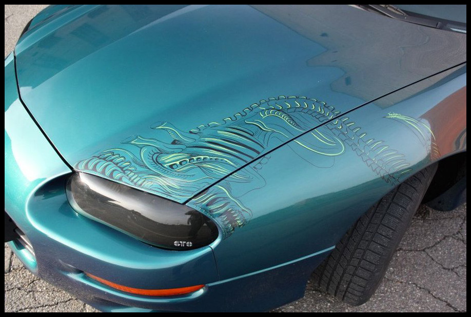 JIMSMASH ! ! ! ALIEN HOOD PAINT JOB