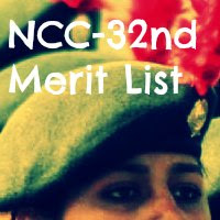 ncc+32nd+merit+list+