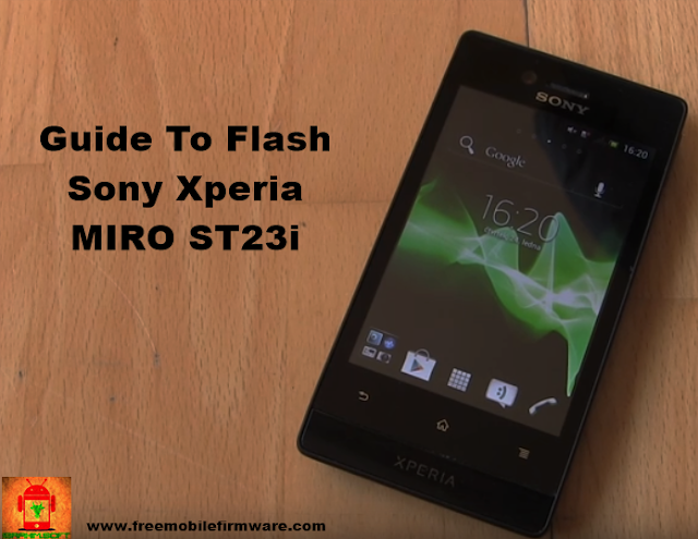 Sony Xperia MIRO ST23i Ice Cream Sandwich 4.0.4 Tested Firmware