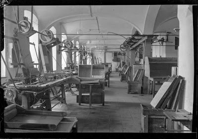 Zündholzfabrik- Total der Halle - 1930-1940 - Kunststoff-Negativ Kodak AG