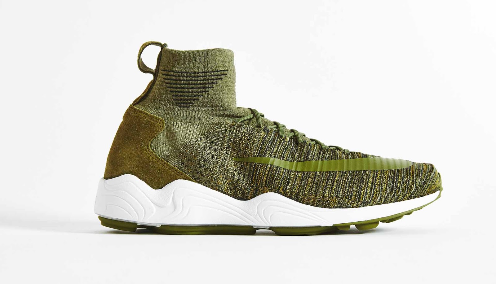 flyknit olive green