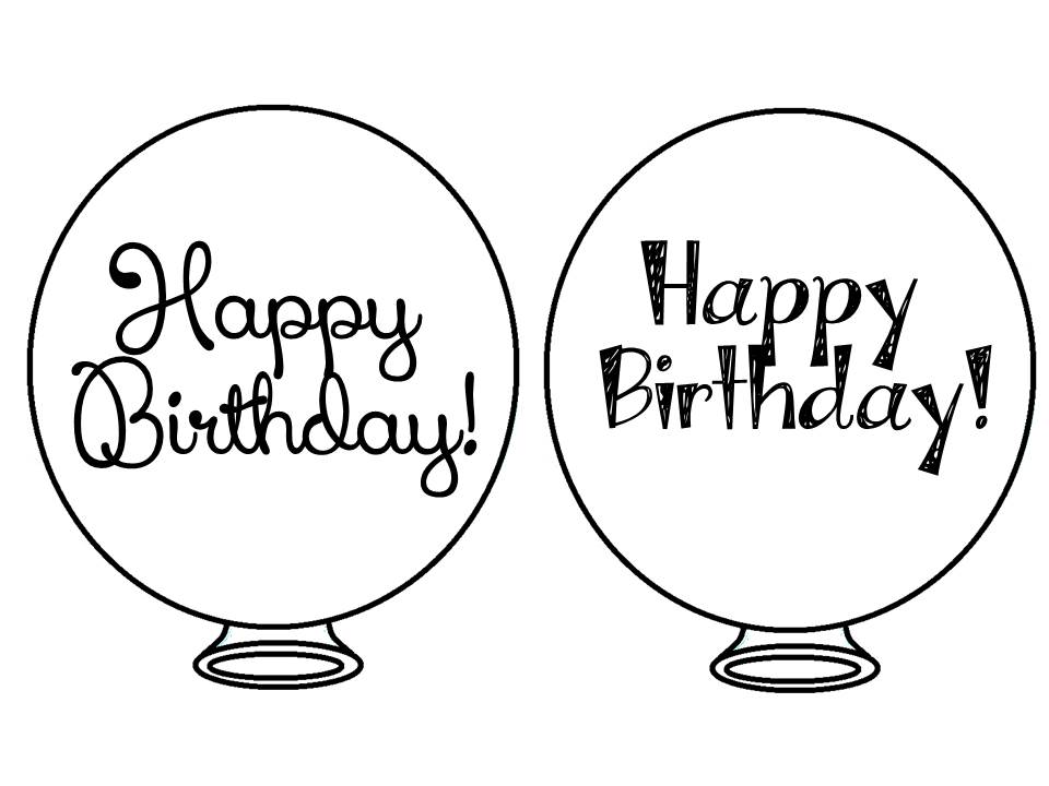 teacher happy birthday coloring pages - photo #29