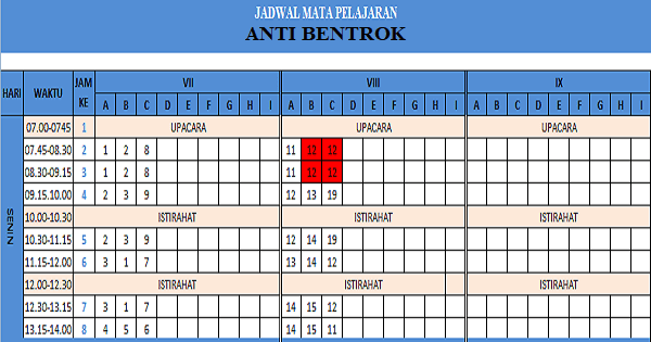 Download Aplikasi Jadwal Pelajaran Anti Bentrok 2019/2020