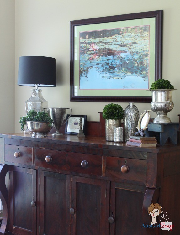 Atta Girl Says Antique Buffet- How I Found My Style Sundays- From My Front Porch To Yours
